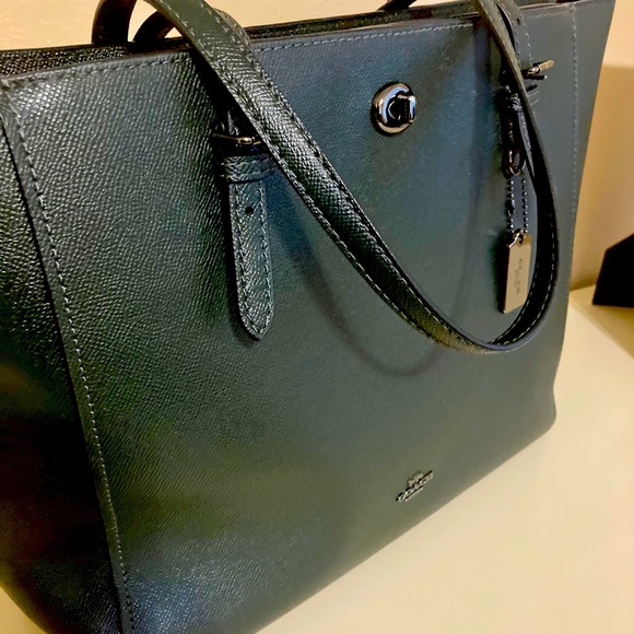 Coach Handbags - Dark green Coach tote